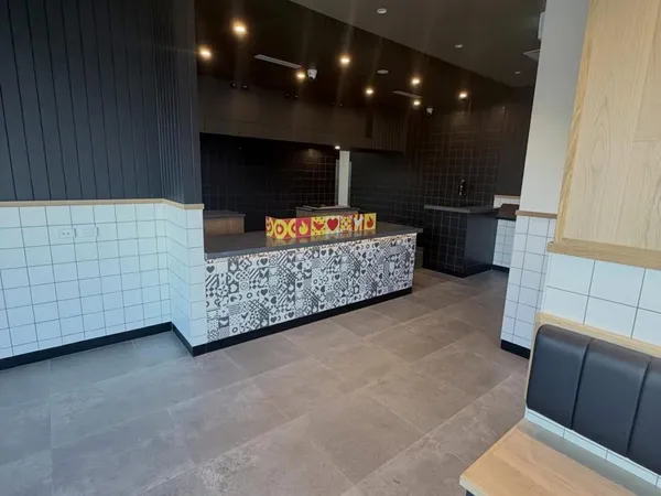 Commercial Cafe Floor Tiling