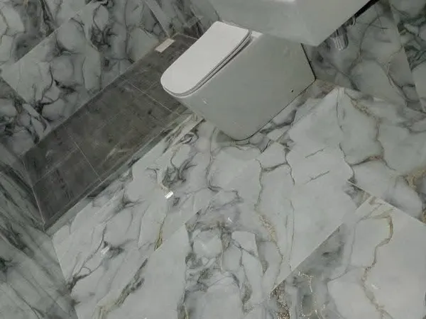 Marble Bathroom Floor And Fittings